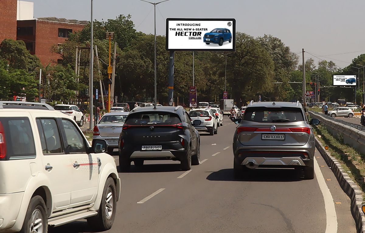 Outside Mohali Walk Facing Phase 7 C10